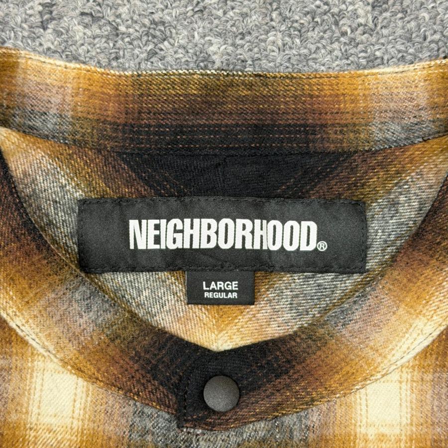 NEIGHBORHOOD（ネイバーフッド） 25AW HOMBRE CHECK BAND COLLAR SHIRT