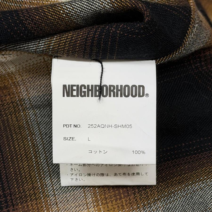 NEIGHBORHOOD（ネイバーフッド） 25AW HOMBRE CHECK BAND COLLAR SHIRT