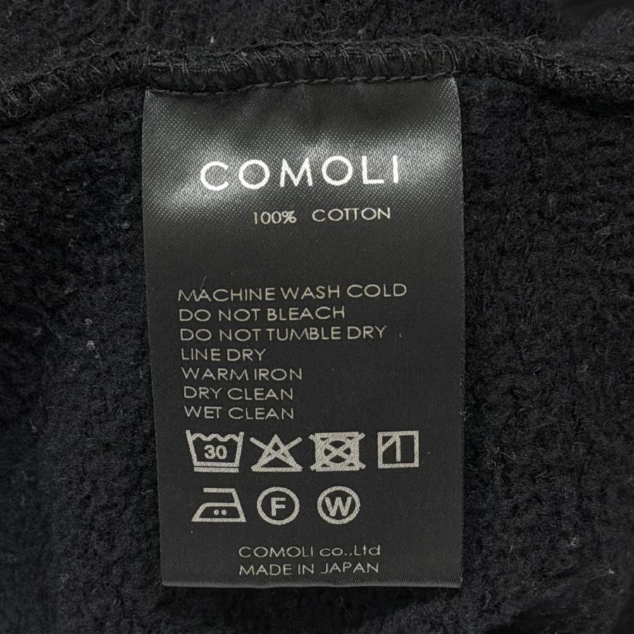 COMOLI コモリ 26SS コットン裏毛パーカー スウェットフーディー D01