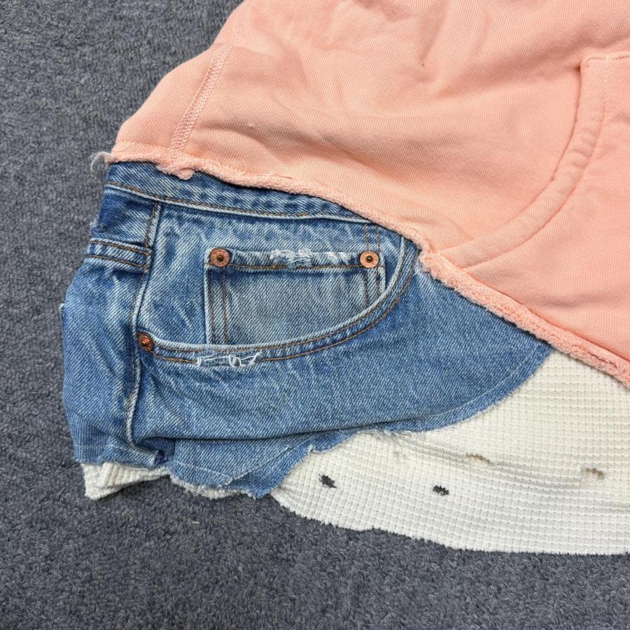 GREG LAUREN グレッグローレン 22SS CORAL FRAGMENT HOODIE コーラル 