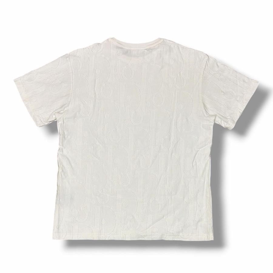 Dior ディオール オブリークロゴTシャツ 593J696U3012 ホワイト L