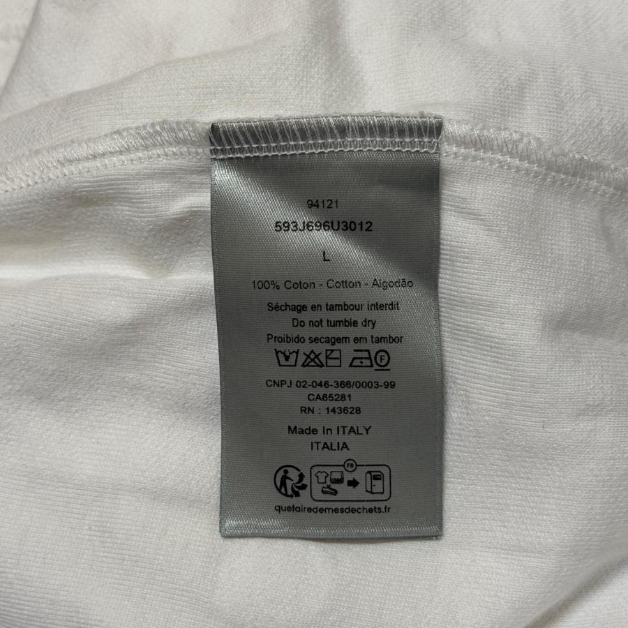 Dior ディオール オブリークロゴTシャツ 593J696U3012 ホワイト L