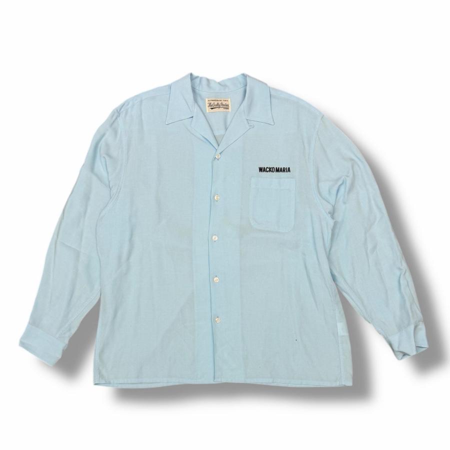 WACKOMARIA スカルオープンカラーシャツ　長袖 WACKO MARIA（ワコマリア） 24SS 50'S OPEN COLLAR SHIRT オープン