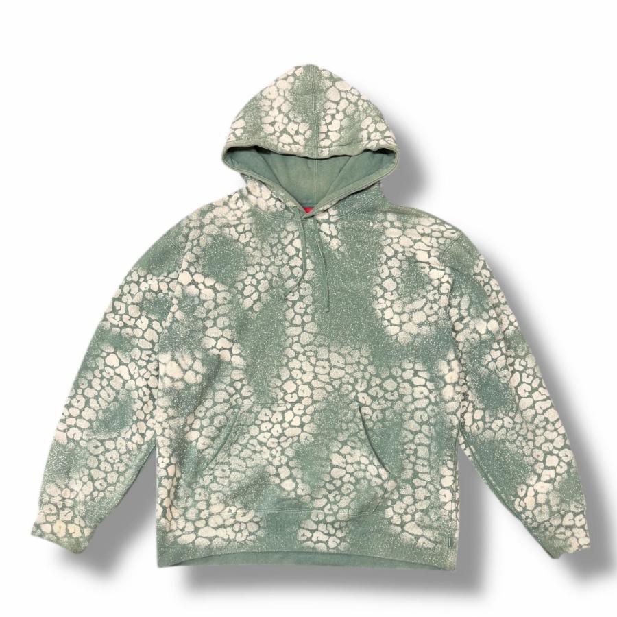 Supreme（シュプリーム） 21AW BLEACHED LEOPARD パーカー ブリーチ