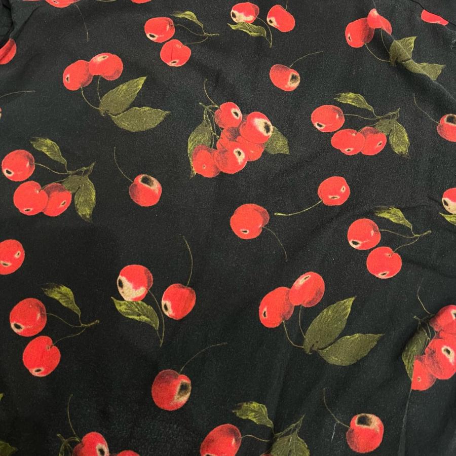 Supreme（シュプリーム） 19SS cherry rayon shirt チェリー シャツ XL