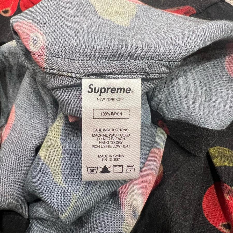 Supreme（シュプリーム） 19SS cherry rayon shirt チェリー シャツ XL