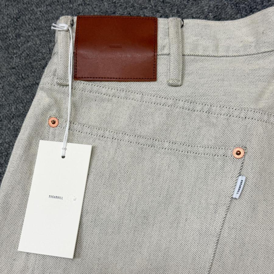 未使用品 SUGARHILL シュガーヒル DENIM TROUSERS デニムトラウザーフレアジーンズ 2541000407 ホワイト 32 13548M_6
