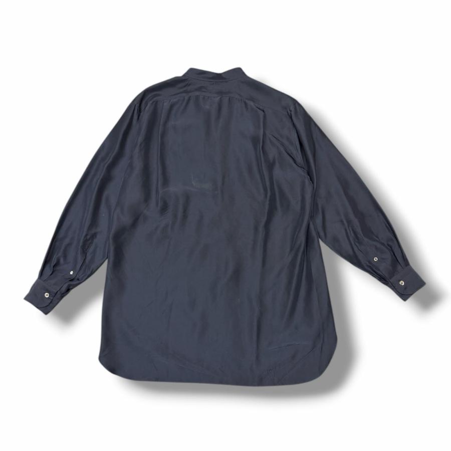 MAATEE&SONS マーティーアンドサンズ Silk Band Collar Shirt シルク