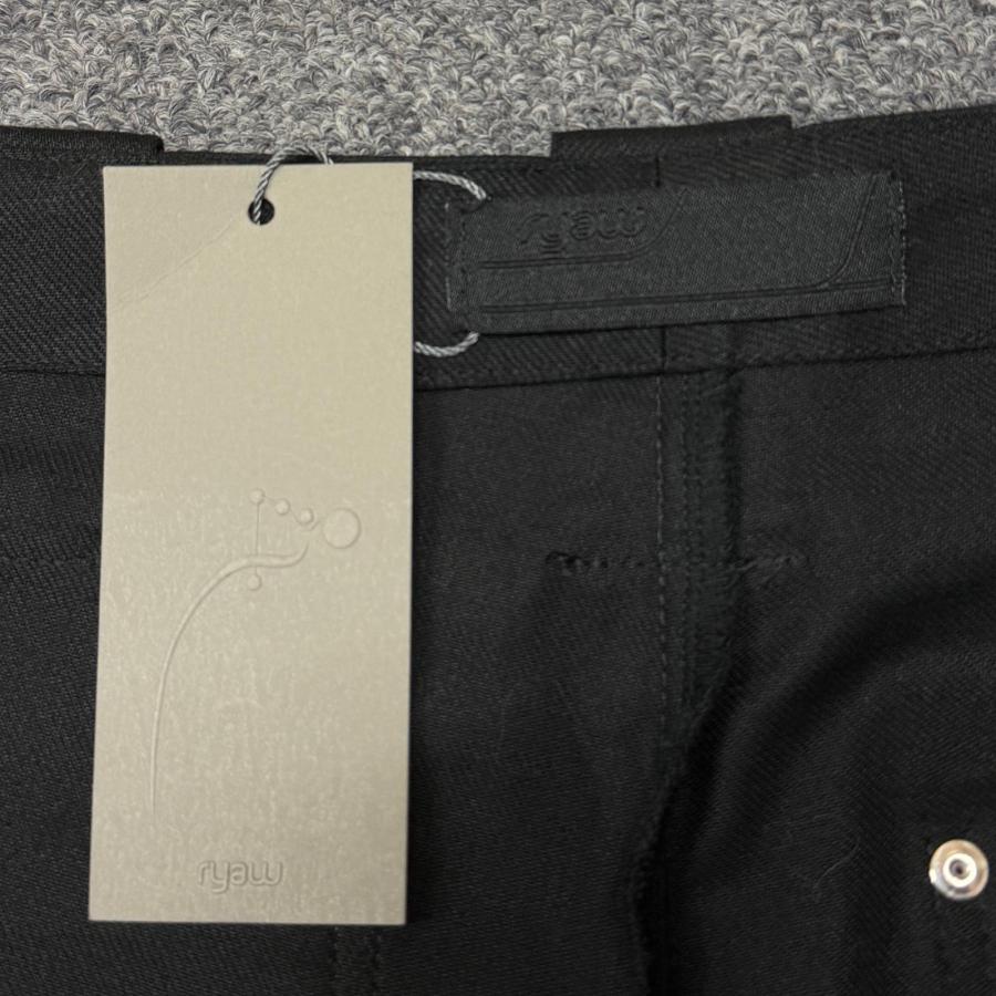 未使用品 ryaw リャウ 25AW DUSTI PANTS ダスティパンツ デニムパンツ ジーンズ ry-252-pt04 ブラック 2 13844M_4