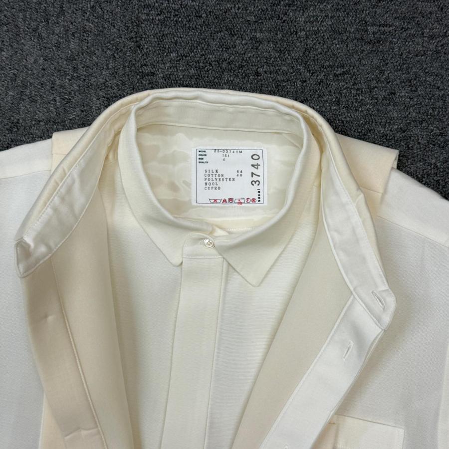 sacai（サカイ） 25AW Double Faced shirt ダブルフェイスシャツ