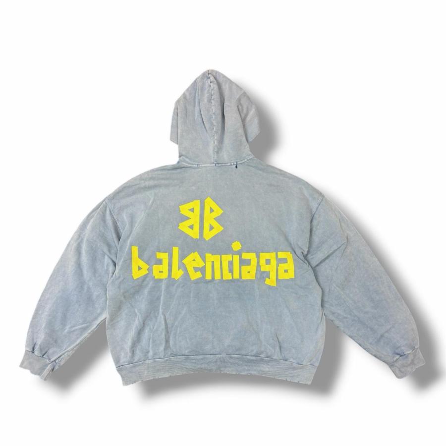BALENCIAGA（バレンシアガ） 23SS Tape Type Ripped Pocket Hoodie