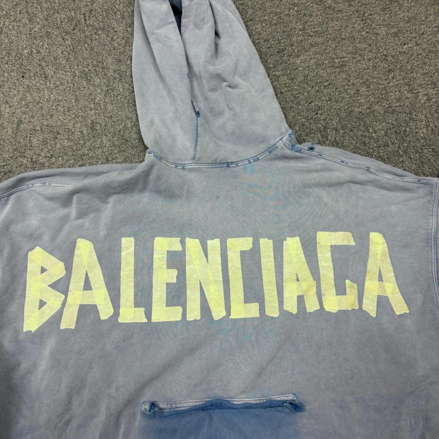 BALENCIAGA（バレンシアガ） 23SS Tape Type Ripped Pocket Hoodie