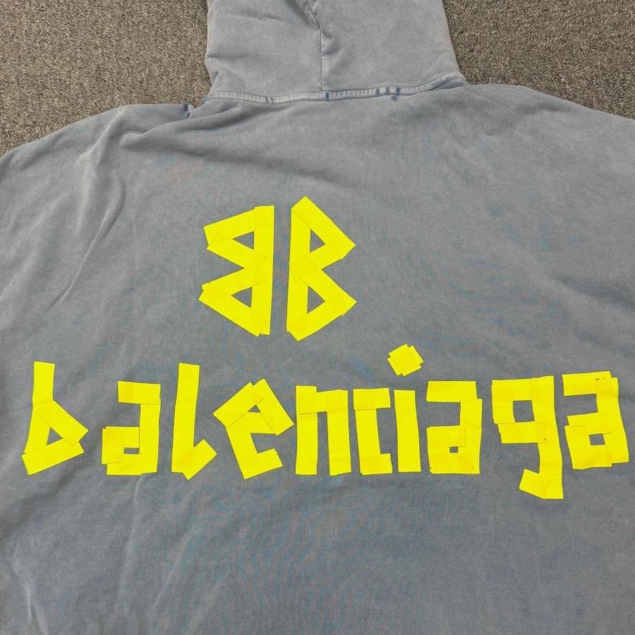 BALENCIAGA（バレンシアガ） 23SS Tape Type Ripped Pocket Hoodie
