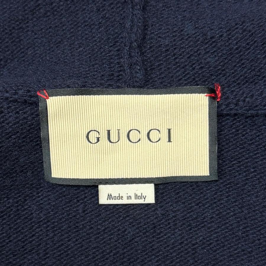 GUCCI（グッチ） ウェブ ストライプ ニット フーディー ジップアップ