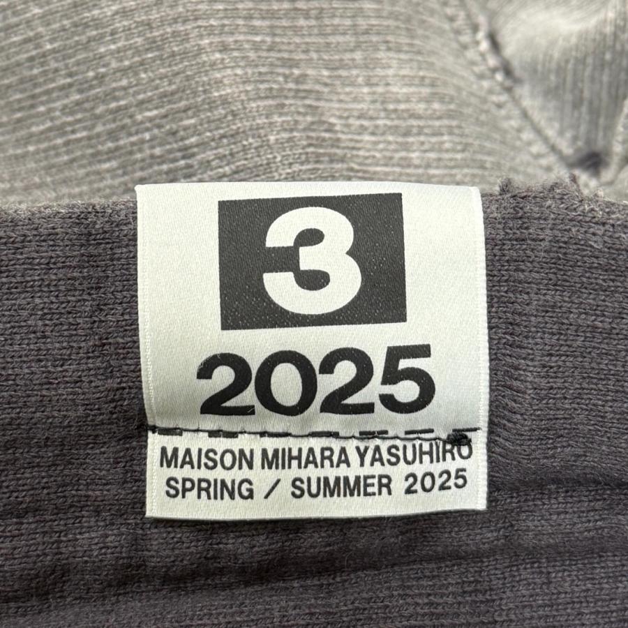 Maison MIHARA YASUHIRO メゾンミハラヤスヒロ 25SS Sun Faded Huge Zip-Up Hoodie ダメージスウェットフーディー ジップパーカー A14PK531 ブラック 46 14016M_6