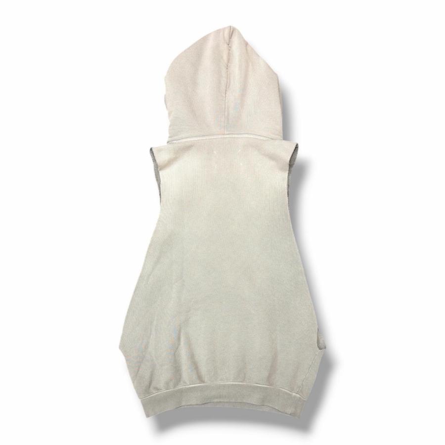 Maison Margiela メゾンマルジェラ 19SS Sleeveless “M” logo hoodie ノースリーブ ロゴフーディー スウェットパーカー S50GU0086 グレー 44 14027M_1