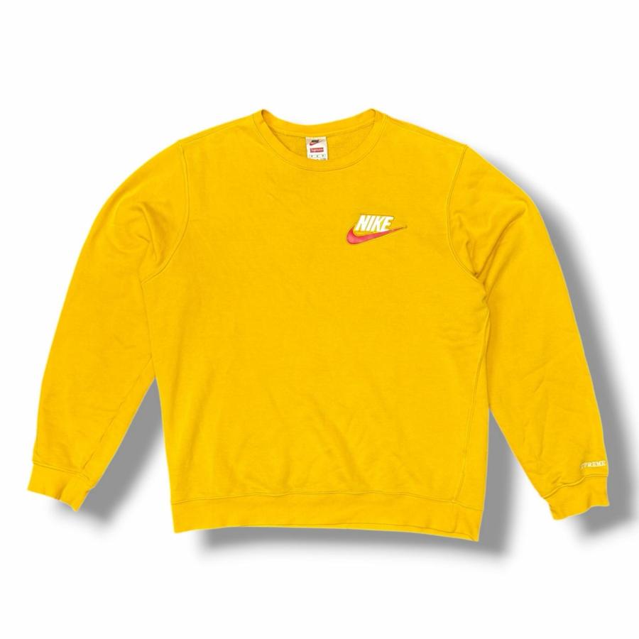 Nike Supreme トレーナー L Supreme（シュプリーム） × NIKE ナイキ 18AW ロゴクルーネック