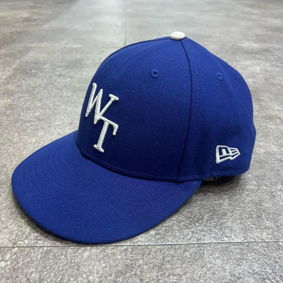 WTAPS ダブルタップス ニューエラ コラボ WT刺〓 キャップ 帽子 ブルー