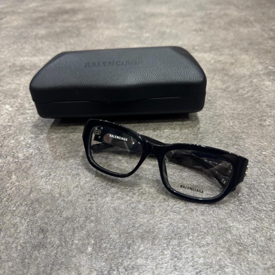 BALENCIAGA（バレンシアガ） Bロゴ スクエア メガネ サングラス