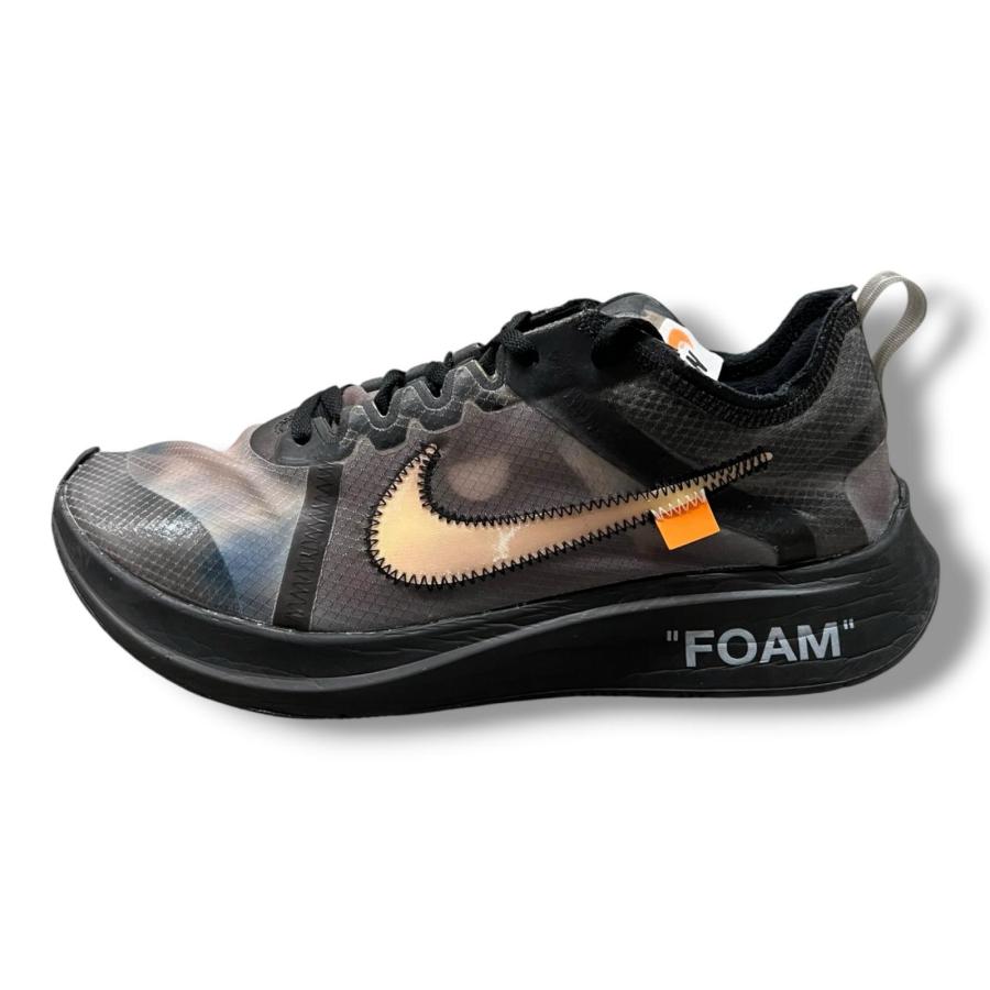 オフホワイト×ナイキ ズームフライ ブラック 26センチAJ4588-001 NIKE（ナイキ） × OFF-WHITE オフホワイト Zoom Fly 