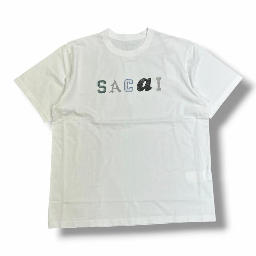 【新品未使用】 sacai 2026SS Tシャツ sacai（サカイ） 26SS プリント クルーネック Tシャツ 26-01180S