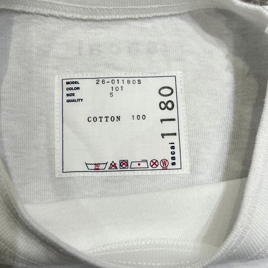 sacai（サカイ） 26SS プリント クルーネック Tシャツ 26-01180S 