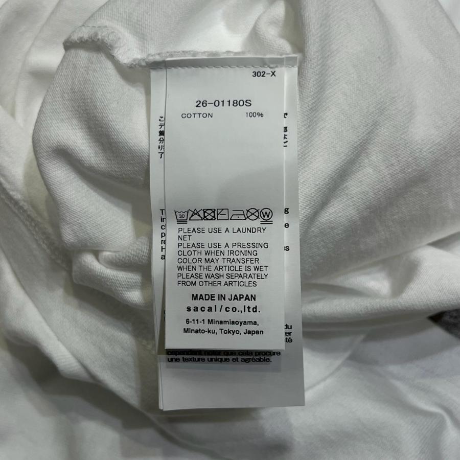 sacai（サカイ） 26SS プリント クルーネック Tシャツ 26-01180S