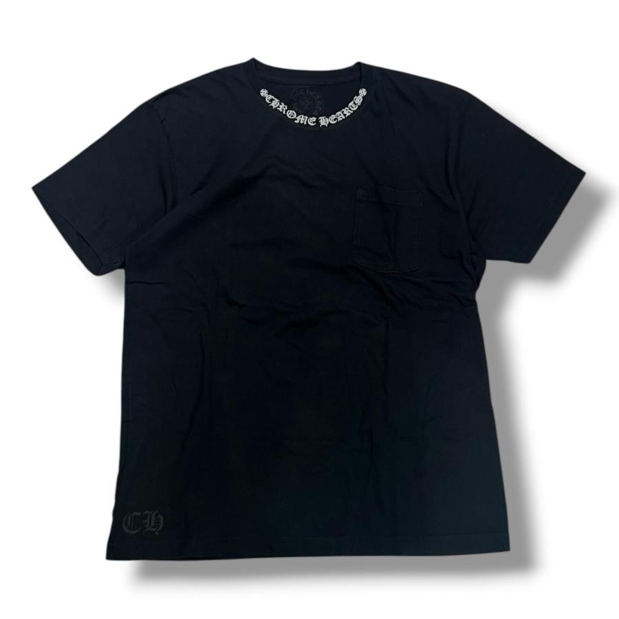 CHROME HEARTS クロムハーツ バックホースシュー ネックプリントT 