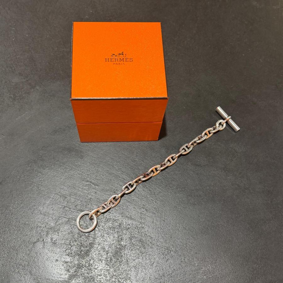 HERMES（エルメス） シェーヌダンクル MM16コマ ブレスレット シルバー