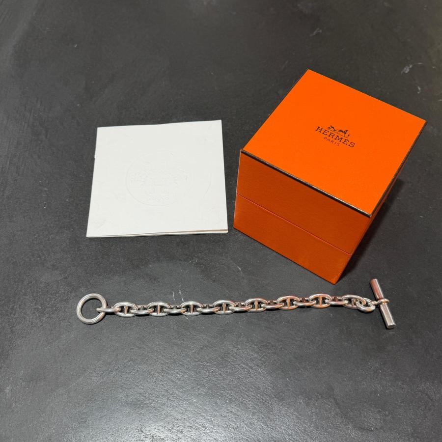 HERMES（エルメス） シェーヌダンクル MM16コマ ブレスレット シルバー