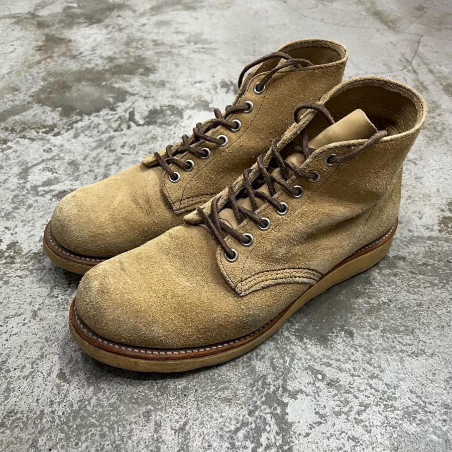 RED WING レッドウィング スエード プレーントゥ ハイアット ブーツ 犬 