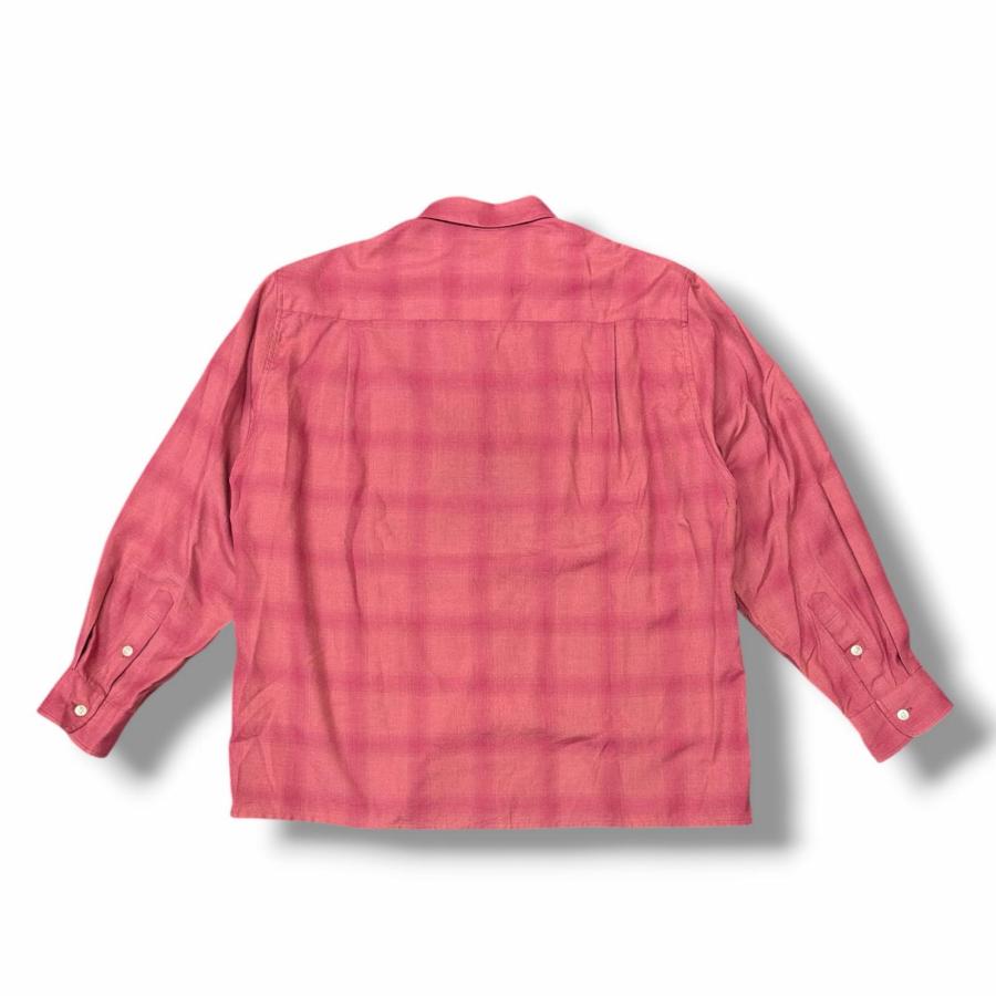 WACKO MARIA（ワコマリア） 26SS OMBRE CHECK OPEN COLLAR SHIRT L/S