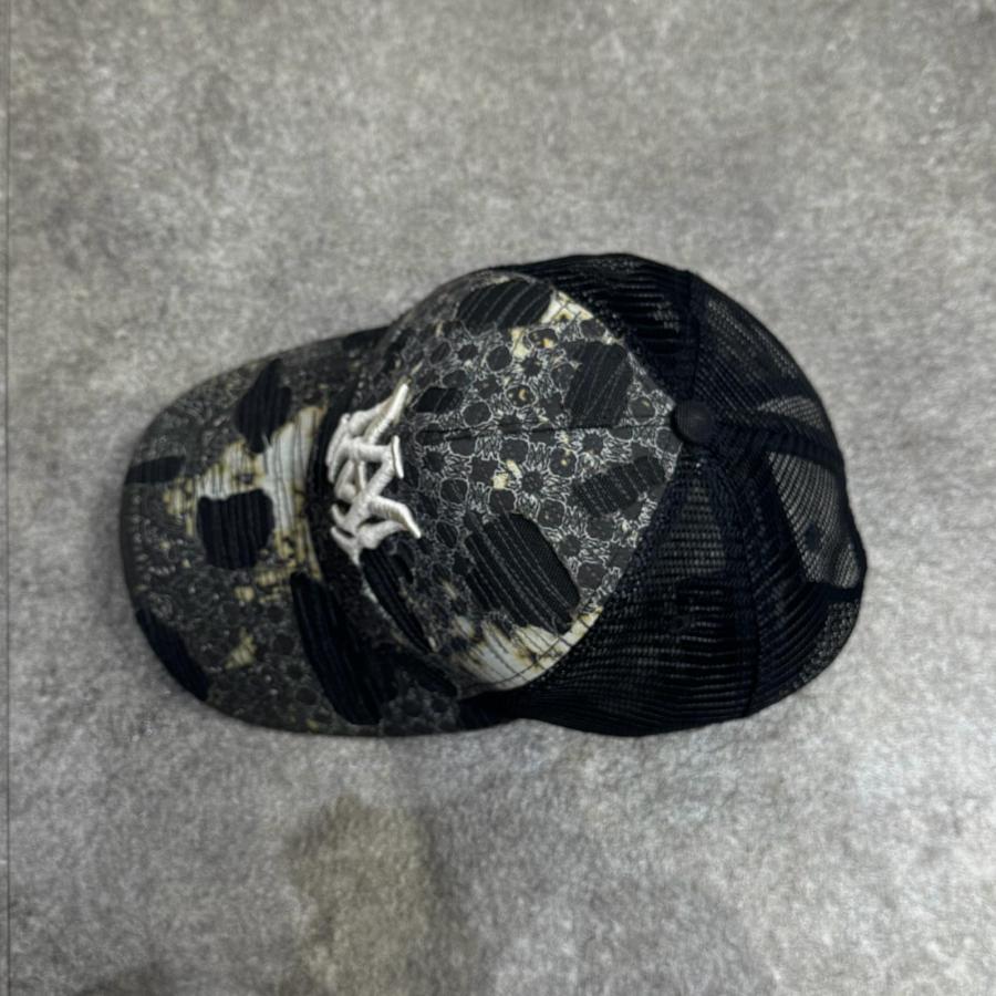 AMIRI アミリ 25AW BANDANA REPAIR TRUCKER HAT CAP ロゴ刺繍 バンダナ