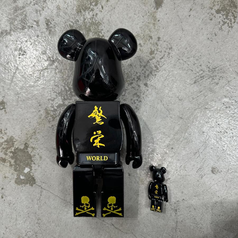 フィギュア BE@RBRICK MASTERMIND WORLD 400% 黒
