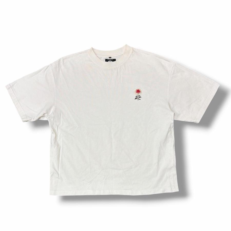 【レア】BUDSPOOL GAKKIN Tシャツ ホワイト Lサイズ BUDSPOOL × GAKKIN バッズプール 日章菊 S/S TEE 半袖Tシャツ