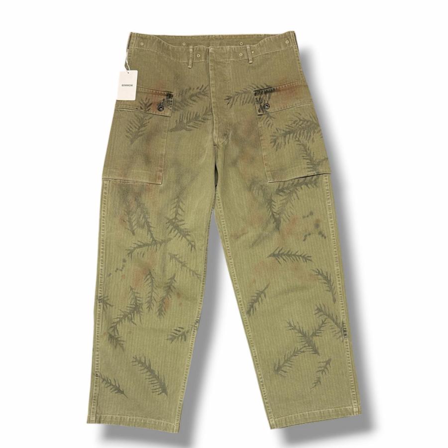 未使用品 BOWWOW バウワウ 25AW USMC P-44 HBT CAMO SPRAY TROUSERS
