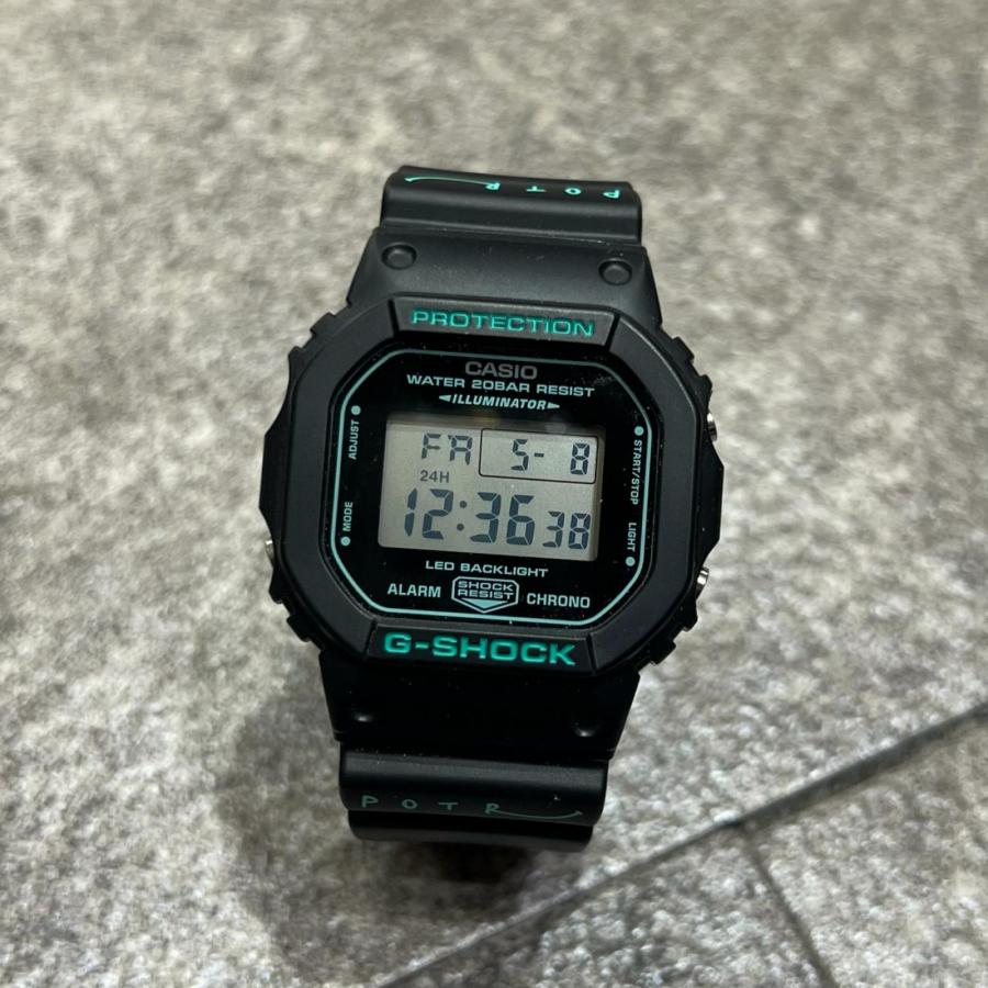 未使用品 G-SHOCK × POTR ジーショック DW-5600 デジタル腕時計 コラボ