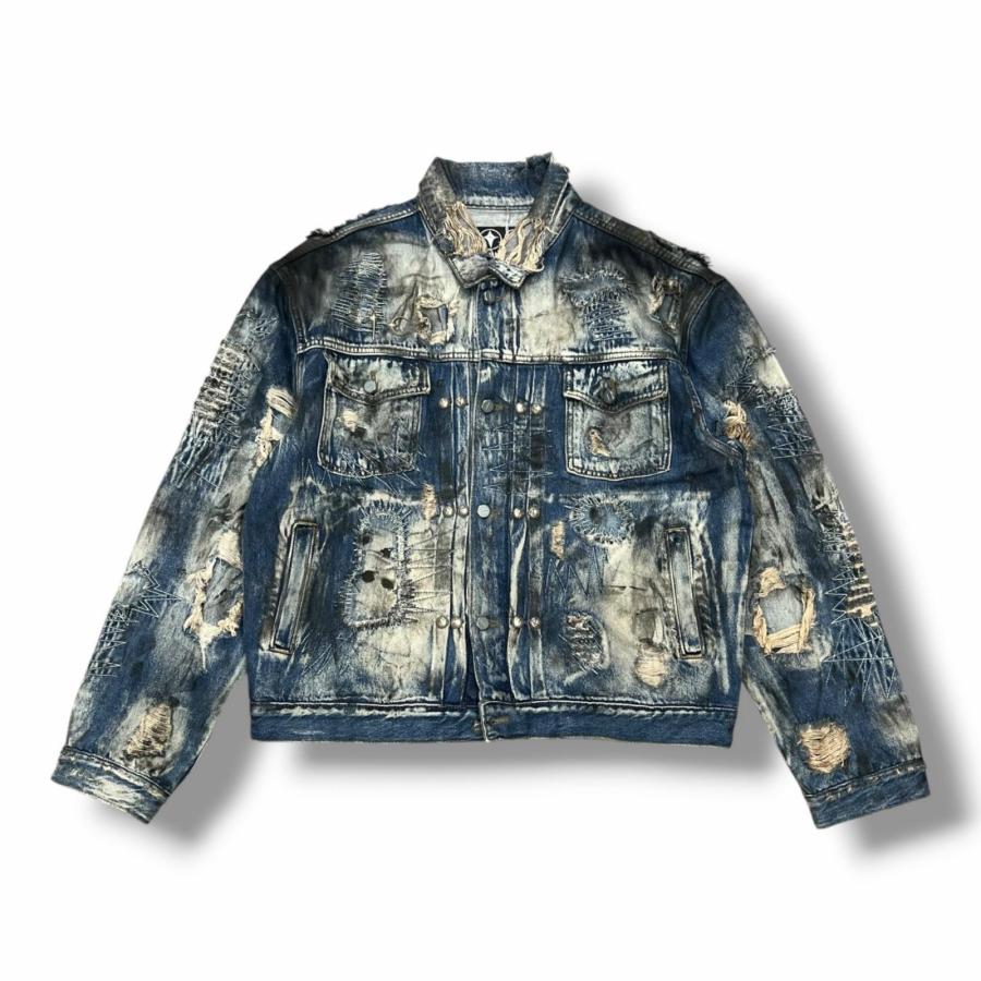 THUG CLUB サグクラブ 25AW ハードウォッシュド ダメージ デニム