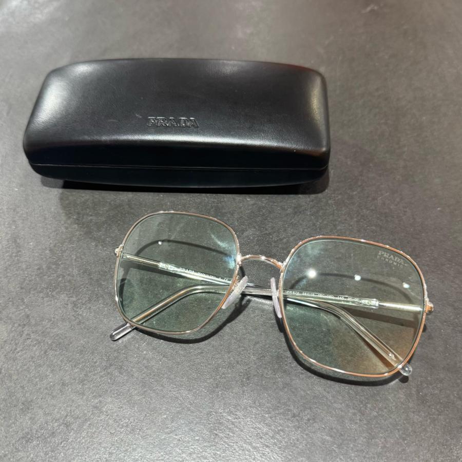 PRADA（プラダ） メタルフレームサングラス メガネ SPR67X シルバー F
