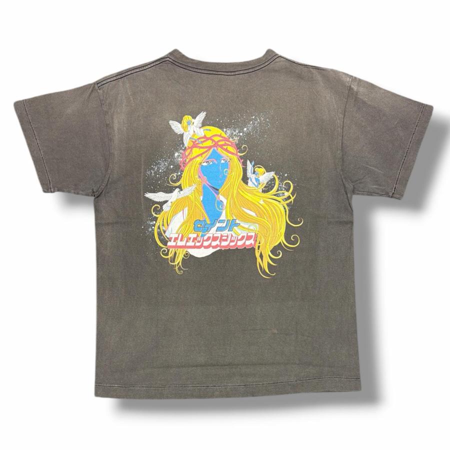 SAINT MICHAEL セントマイケル 23SS SS TEE / BLUE FACE ブルー