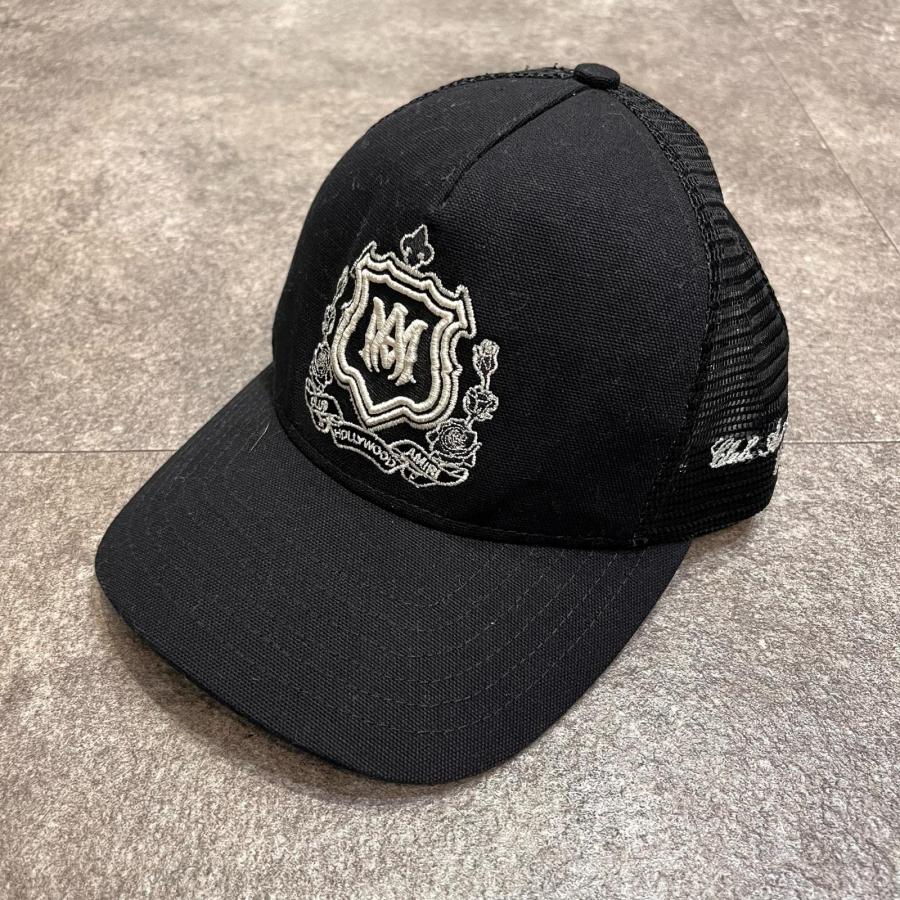 AMIRI アミリ MA CREST TRUCKER HAT 刺〓 メッシュキャップ 帽子