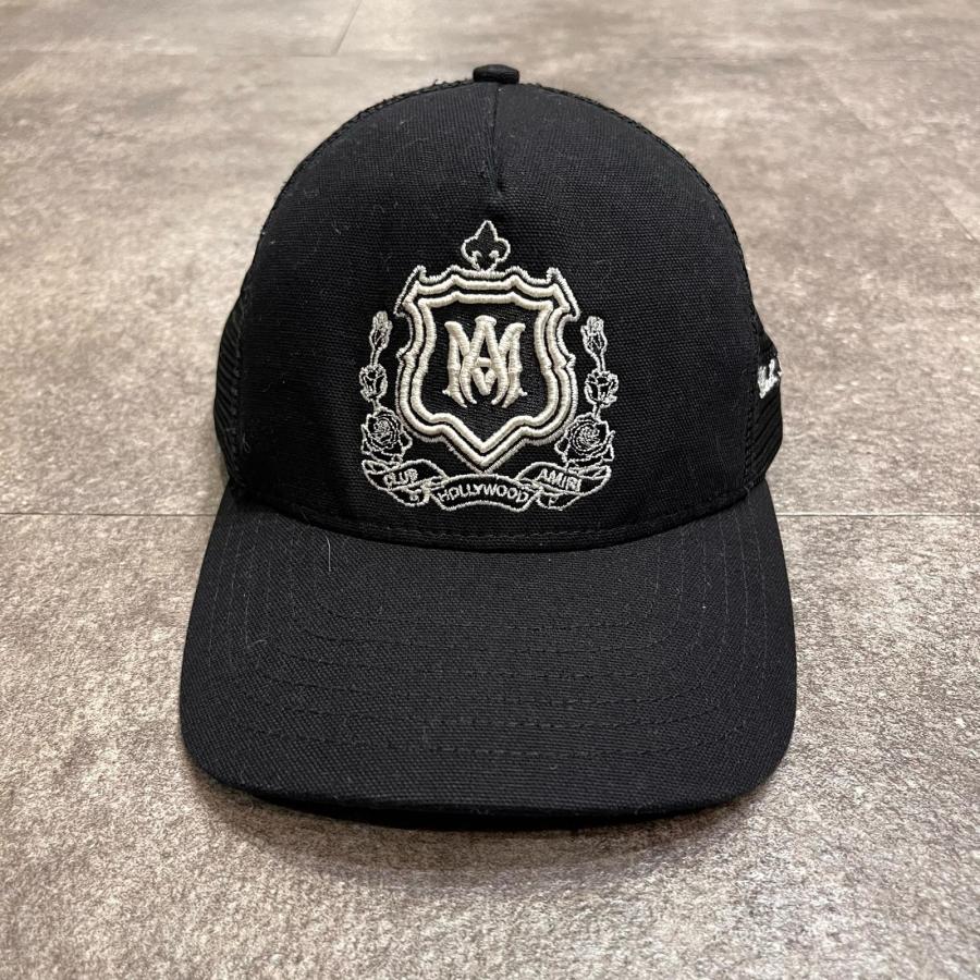 AMIRI アミリ MA CREST TRUCKER HAT 刺〓 メッシュキャップ 帽子