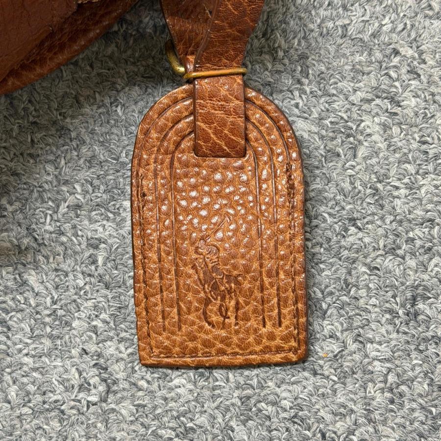 POLO RALPH LAUREN レザーショルダーバッグ バッグ カバン ポロ・ラルフローレン ブラウン F （15342M） POLO RALPH LAUREN（ポロ・ラルフローレン） レザーショルダーバッグ