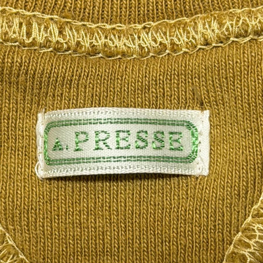 A.PRESSE アプレッセ 26SS Vintage Double V Sweatshirt クルーネック 