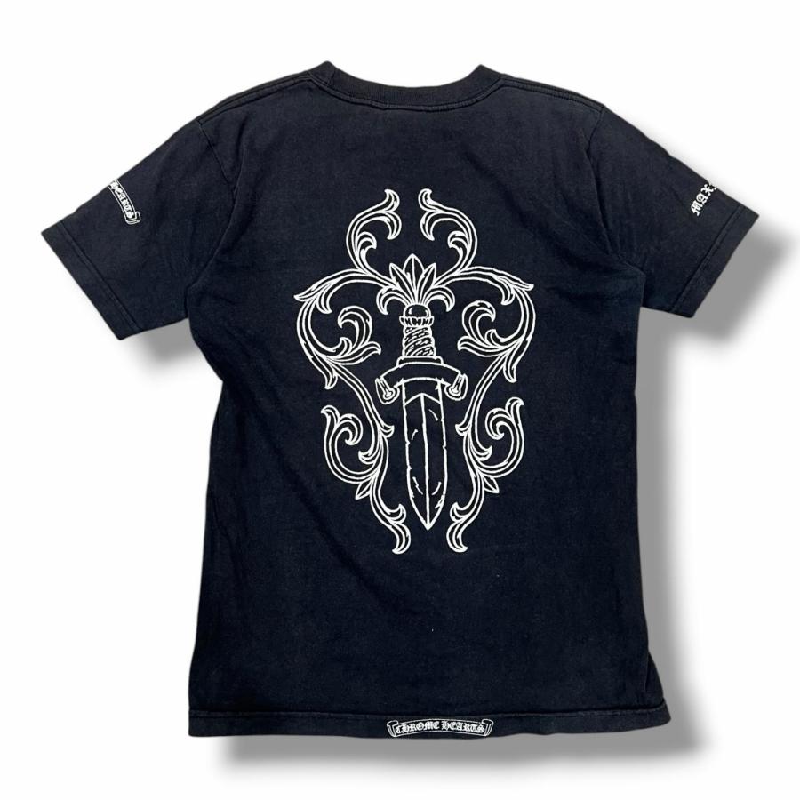 クロムハーツ 90s マックスフィールド ダガー 半袖 Tシャツ 黒 サイズL クロムハーツ 90s マックスフィールド ダガー 半袖 Tシャツ 黒 サイズL