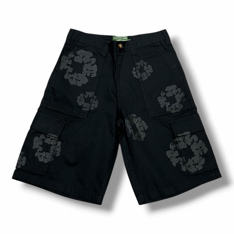 DENIM TEARS デニムティアーズ 26SS MONO WREATH CARGO SHORTS モノ