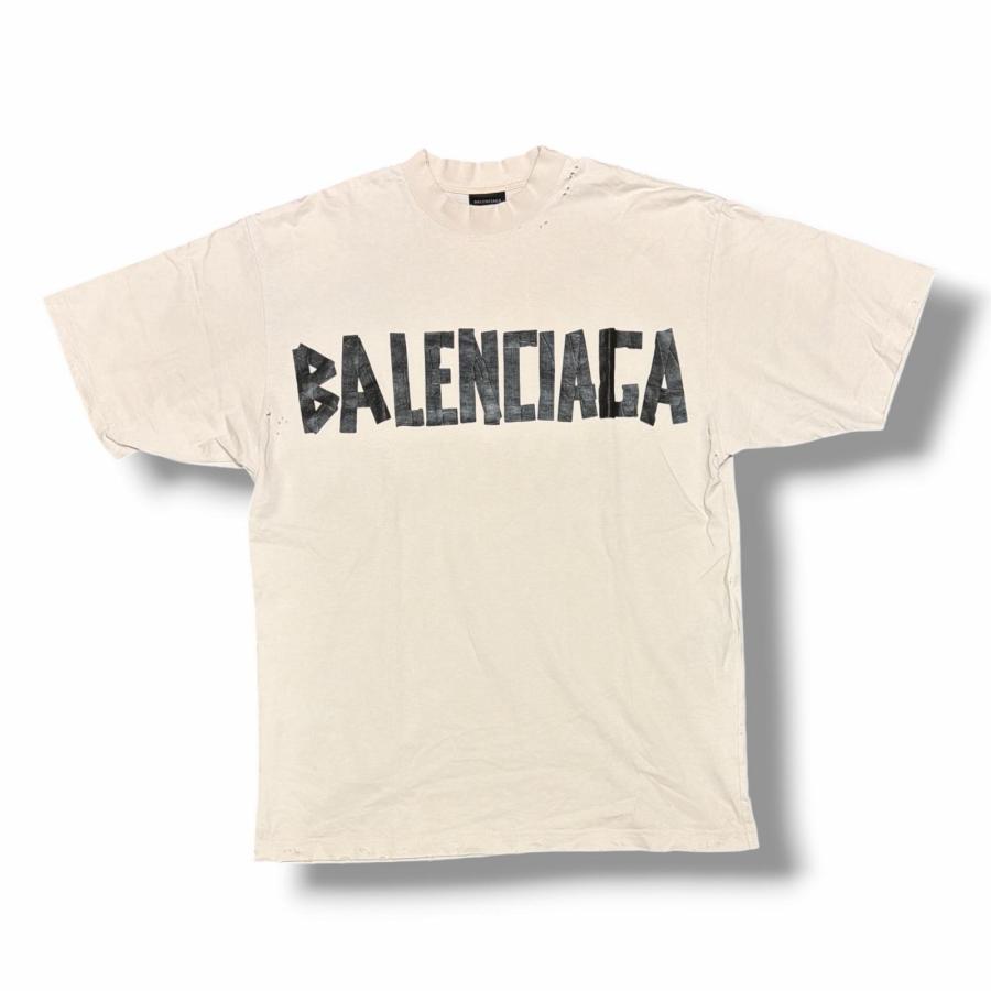 BALENCIAGA（バレンシアガ） TAPE TYPE テープ タイプ ロゴTシャツ