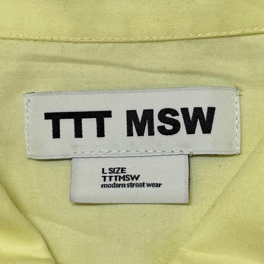 TTTMSW 25AW Zip up shirt ストライプ Mサイズ TTT_MSW ティーモダン