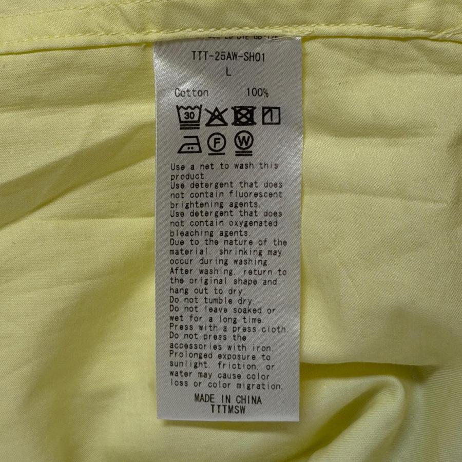 TTT_MSW ティーモダンストリートウェア 25AW ZIP UR SHIRT ジップ