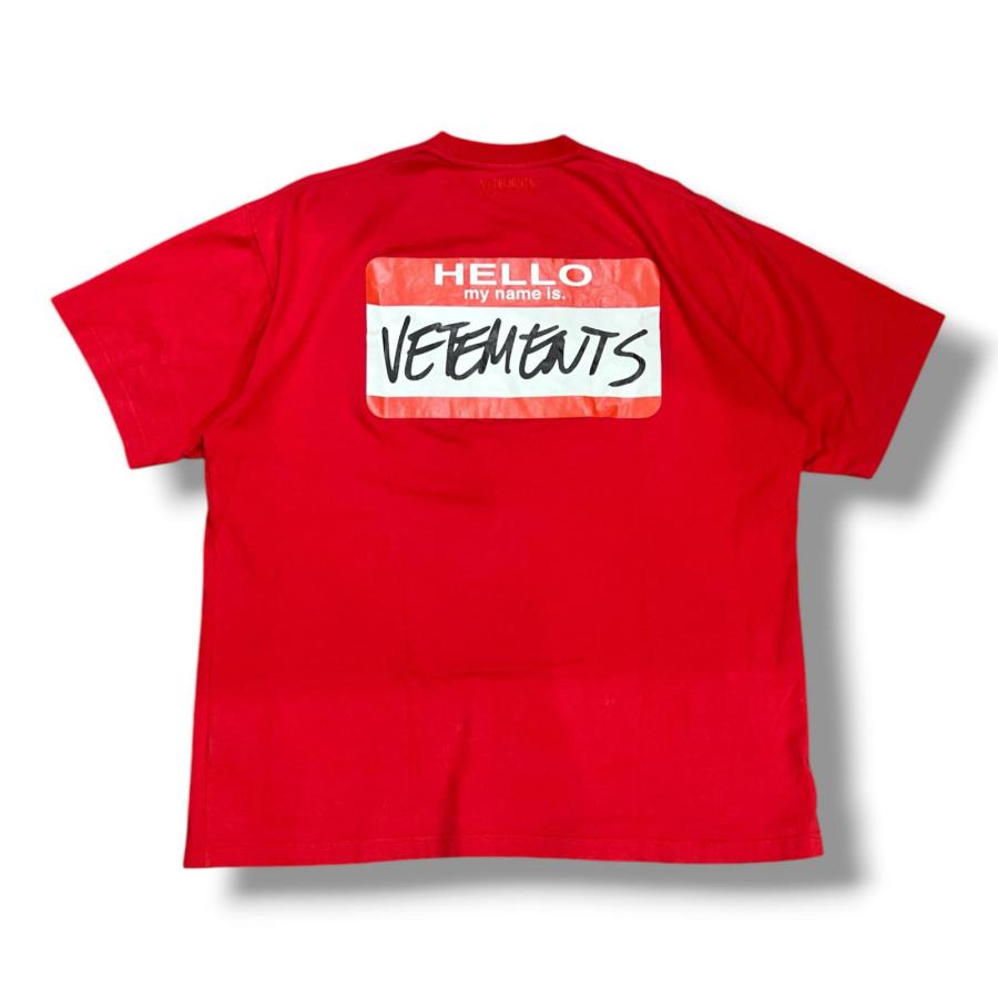 VETEMENTS ヴェトモン Hello my name is Tee ハローマイネームイズ